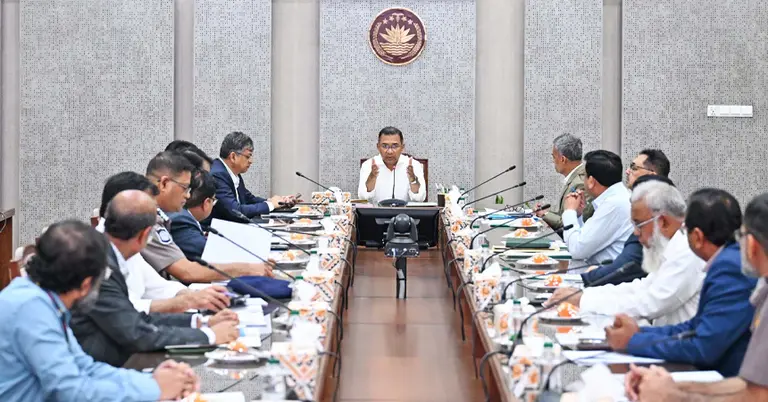 ঢাকা শহরের যানজট নিরসন ও ট্রাফিক ব্যবস্থাপনা আধুনিকায়ন সংক্রান্ত সভা